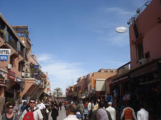 Le centre de Marrakech