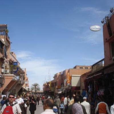 Le centre de Marrakech